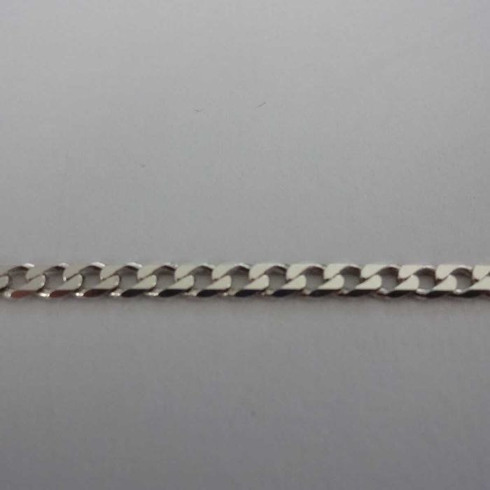 Łańcuszek srebrny pancerka męski 3mm 55 cm długości