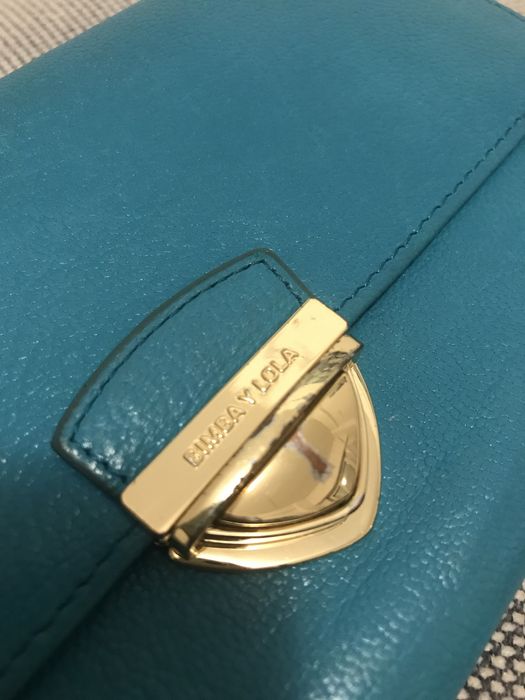 Carteira Bimba y Lola azul turquesa