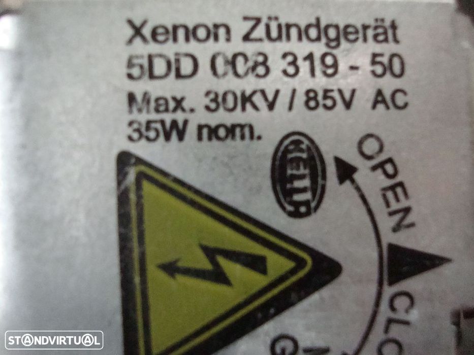 lampada Xenon D2s + arrancador Audi A6 4F de 2004 a 2007