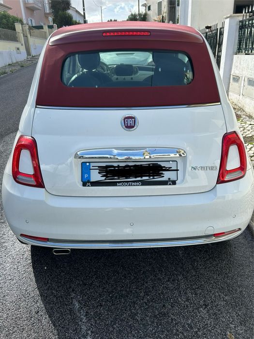 Fiat 500 C  Mild Hybrid. Capota eletrica garantia  da marca