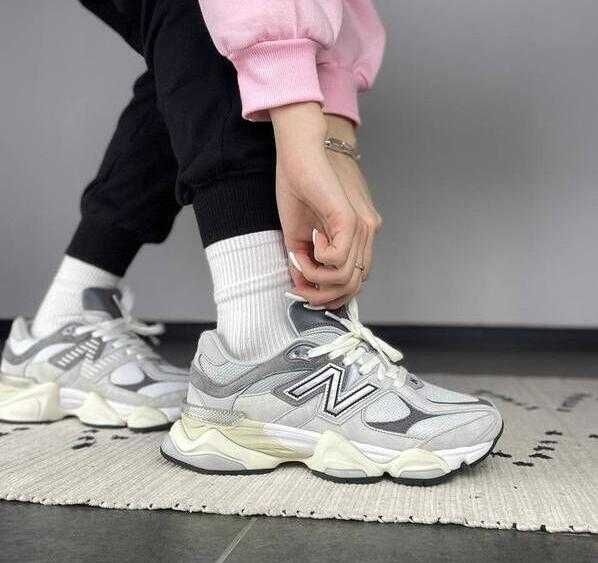 Кроссовки New Balance 9060 Rain Cloud Grey/Кросівки Жіночі Нюбеланс NB