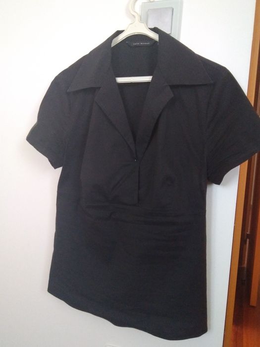 Blusa preta Zara