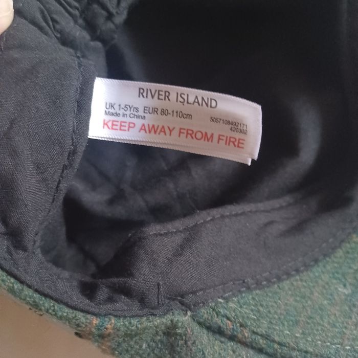 Kaszkiet chlopiecy River Island 3-5 lat