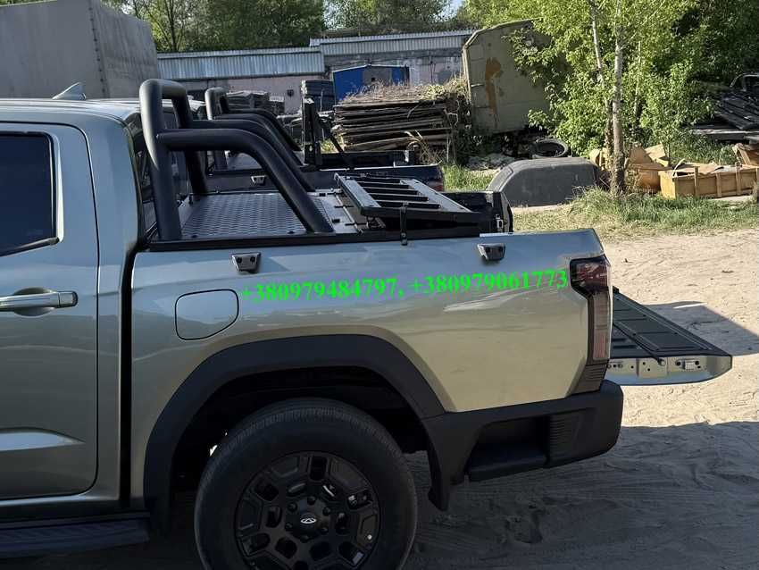 Силова багатофункціональна кришка кузова пікапа Chery Himla. Накриття на кузов пікапа Чері Чімла. Кришка кузова пікапа Chery Himla.