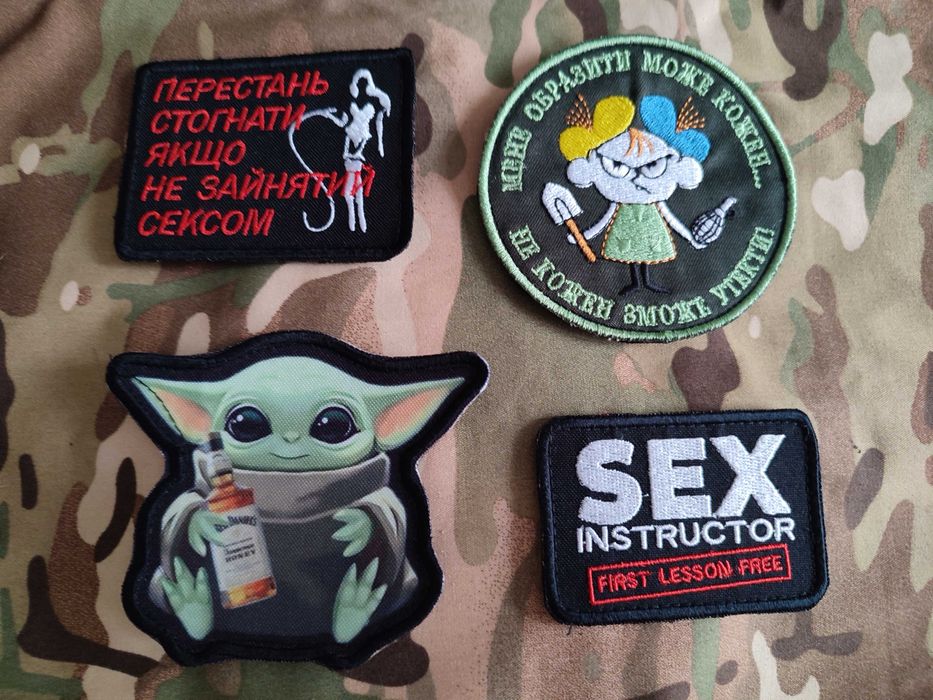 Шеврони Патчі Нашивки з ліпучкою