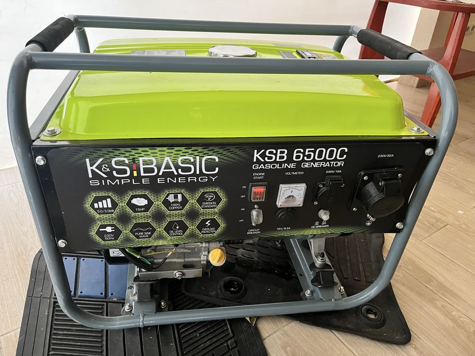 Генератор бензиновий K.S.Basic 6500 c