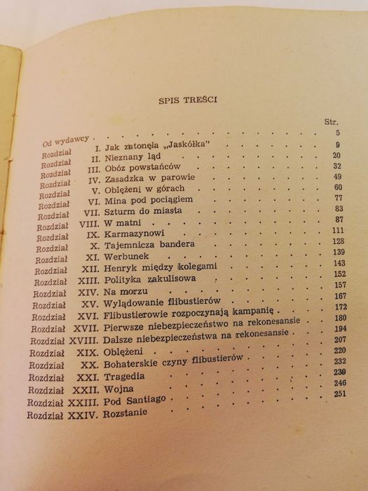 Flibustierowie - Władysław Umiński - wydanie VI - 1959 rok