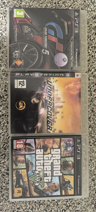 Need for speed undercover/Grand theft auto 5/Gran turismo 5 PlayStation 3