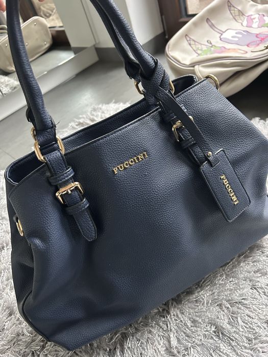 Torebka Damska Puccini Granat Kuferek BT28567 7A