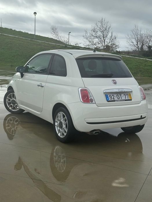 Fiat 500 branco 1.3 gasóleo