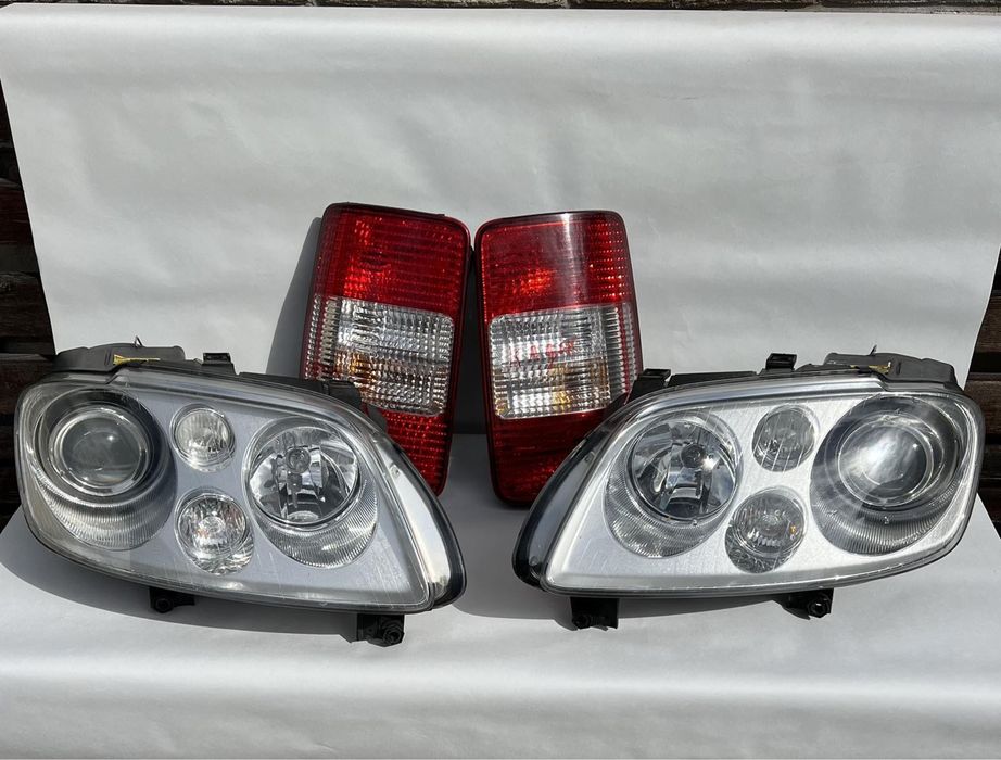 Фари передні та ліхтарі задні (стопи) VW Caddy 3 Туран (2003-2010) оригінал б/у(ксенон)