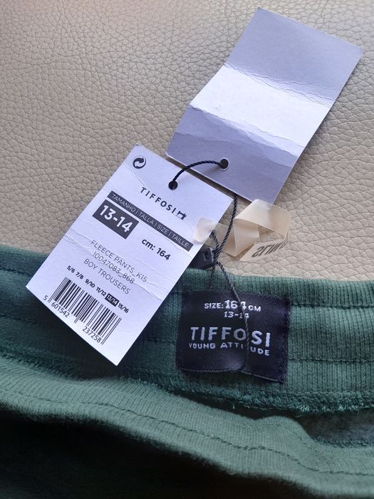 Calças fato de treino verde tiffosi