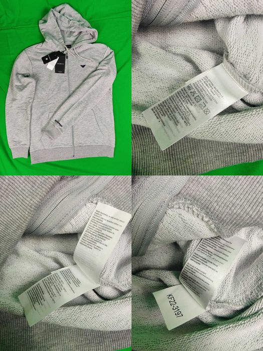 Bluza męska kaptur rozpinana Emporio Armani Jeans premium EA7 OUTLET