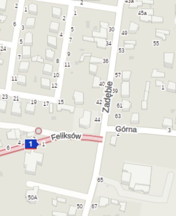 Działka inwestycyjno budowlana zadebie