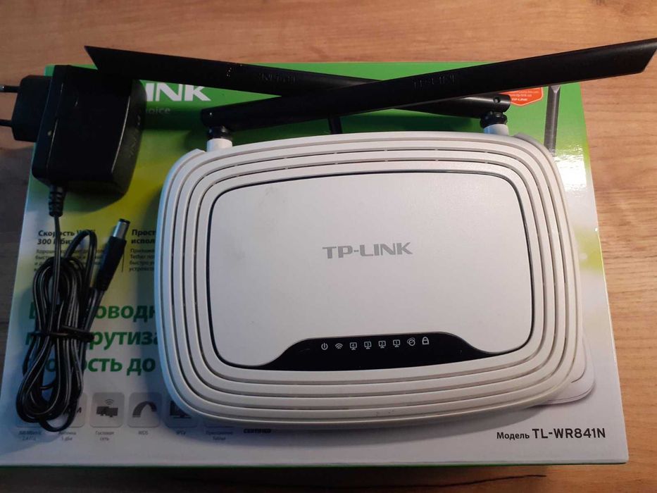 Маршрутизатор TP-LINK TL-WR841N WiFi4/ N300/ 100 Мбіт/с