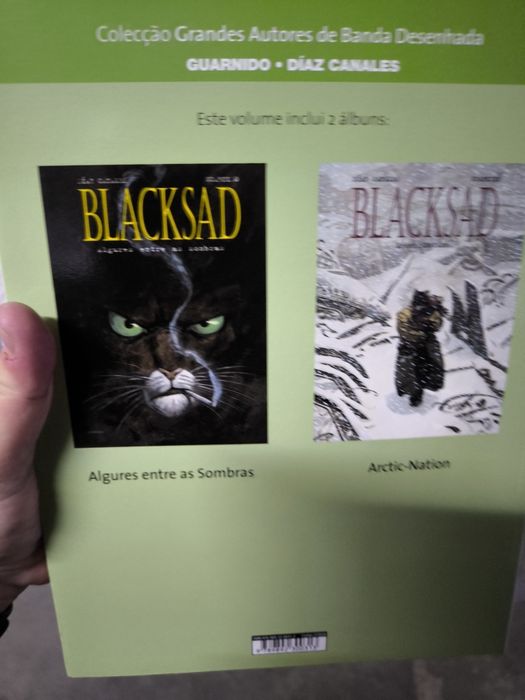Livros da série Blacksad - Artic Nation e Duplo