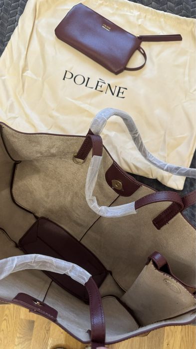 Сумка бордова polene cyme large