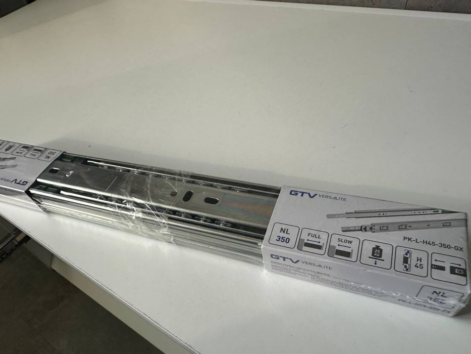 Мебельные Направляющие с доводчиком 35 см для ящиков 350мм