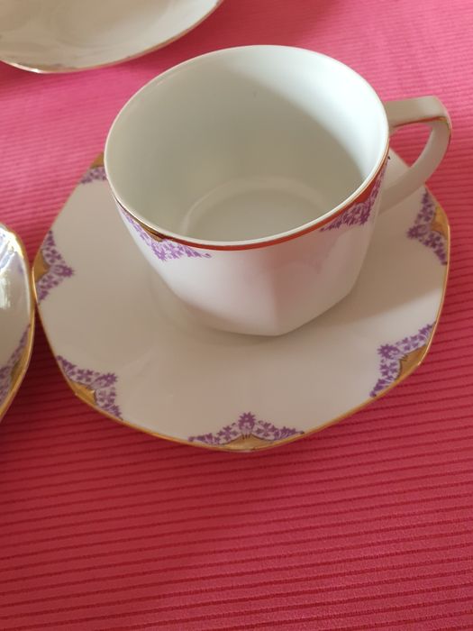 Serwis kawowy Weimar porcelanowy komplet