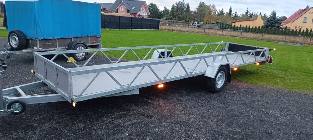 Przyczepa dlużyca 6.5 m. wynajem wypożyczalnia przyczep