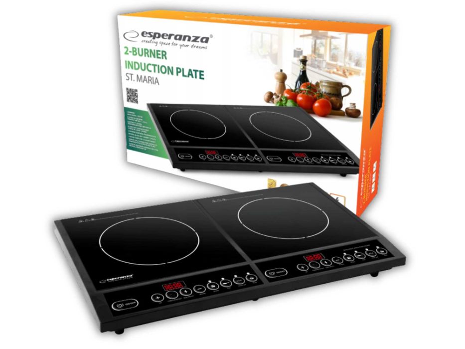 Nowa KUCHENKA Płyta Indukcyjna Dwupalnikowa Elektryczna - WYPRZEDAŻ