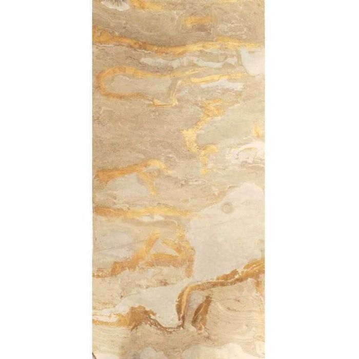 Fornir Kamienny Cream Gold tapeta 122x61x0,2 305x122 kamień w rolce forniry dekoracja kamienna płyta płytka kamienna