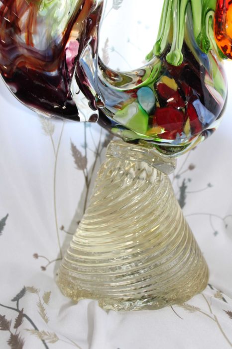 Szklany kogut murano