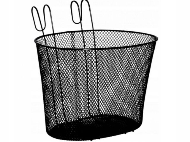 Duży koszyk rowerowy kosz metalowy nakładany max obciążenie 20 kg