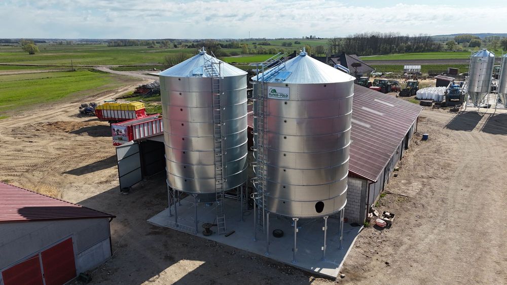 Silos zbiornik 220 ton 180 ton 160t 100t NOWY z montażem u klienta