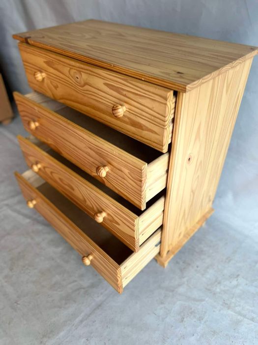 Komoda sosnowa lite drewno