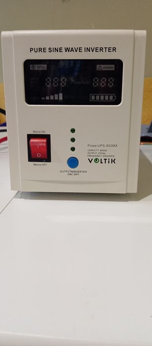 Продам дбж Voltik powerUPS - 800MX. 5 - 10A. Вживане. Стан як нове.