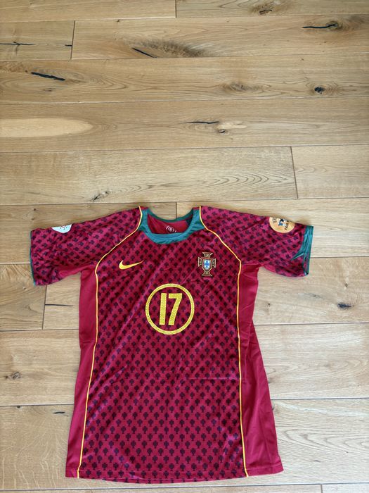 Koszulka portugali z ronaldo z tylu z numerem 17