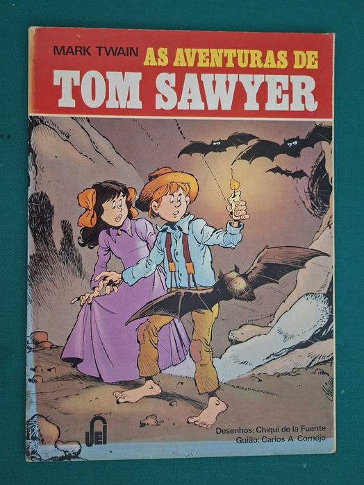 Raro Livro de BD As Aventuras de Tom Sawyer, Mark Twain - 1979