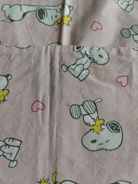 Różowa poszwa Snoopy