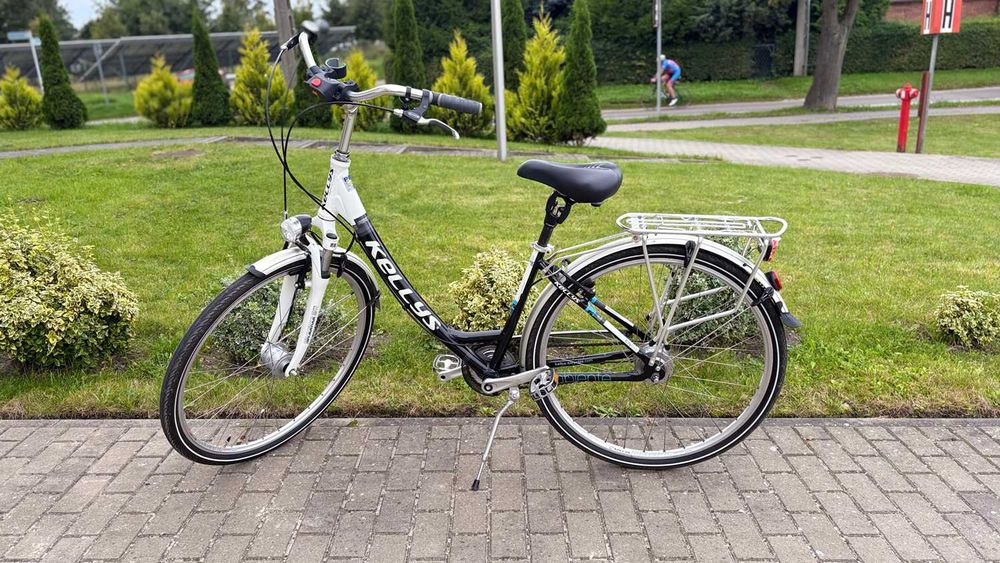 Rower KELLYS Ambiente 28” miejski / b wygodny– Shimano Nexus 8, dynamo, amortyzator, bagażnik.