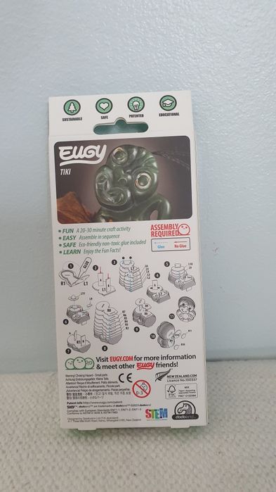 Jogo brinquedo 3D Tiki Eugy Ecológico