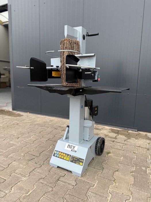Łuparka pionowa hydrauliczna NEX 8 ton silnik 3kW solidna konstrukcja