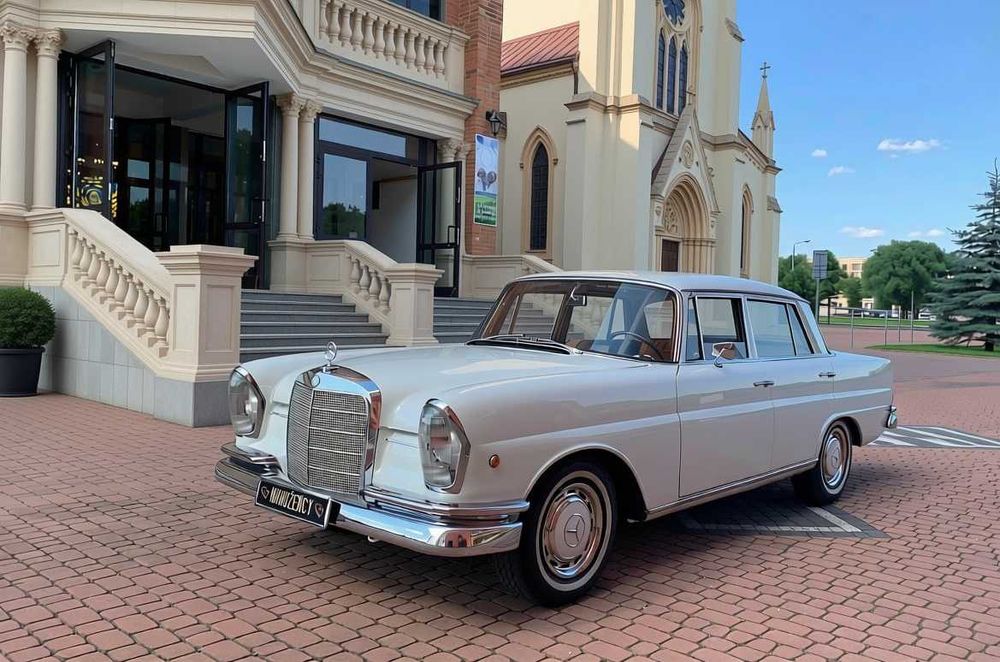 Mercedes Benz S klasa(W111) - zabytkowe auto do ślubu i sesji ślubnych