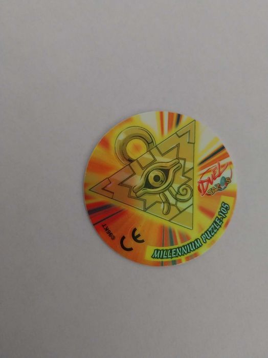Tazo Duel Tazos Yu Gi Oh, Millennium Puzzle, 101 em muito bom estado