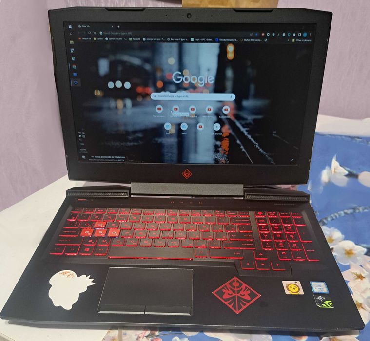 HP-OMEN 15 (GTX1050 4GB, RAM16, I7 7th Gen, HDD+SSD) б/в