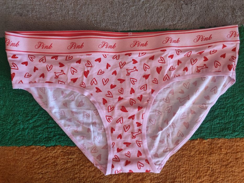 Majtki w jamniki firmy Pink Victoria Secret rozmiar L