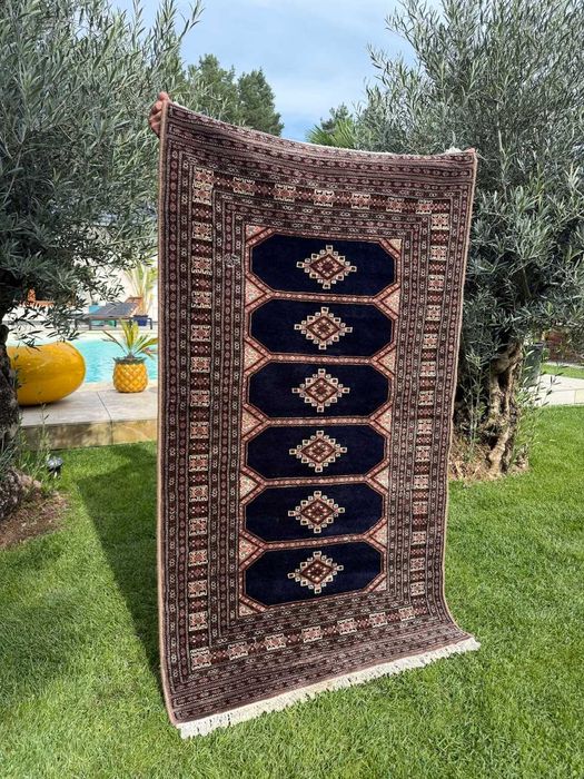 Dywanik Dywan kaszmirowy Pakistan Buchara ART DECO 180x100 gal. 4 tyś