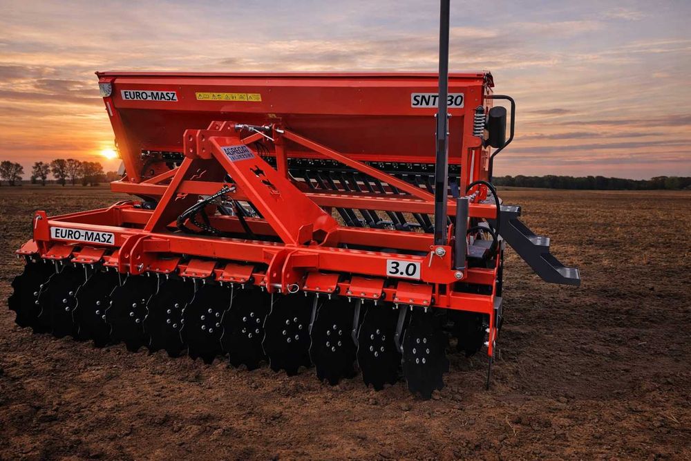 Siewnik zbożowy/ agregat uprawowo-siewny Euro-masz