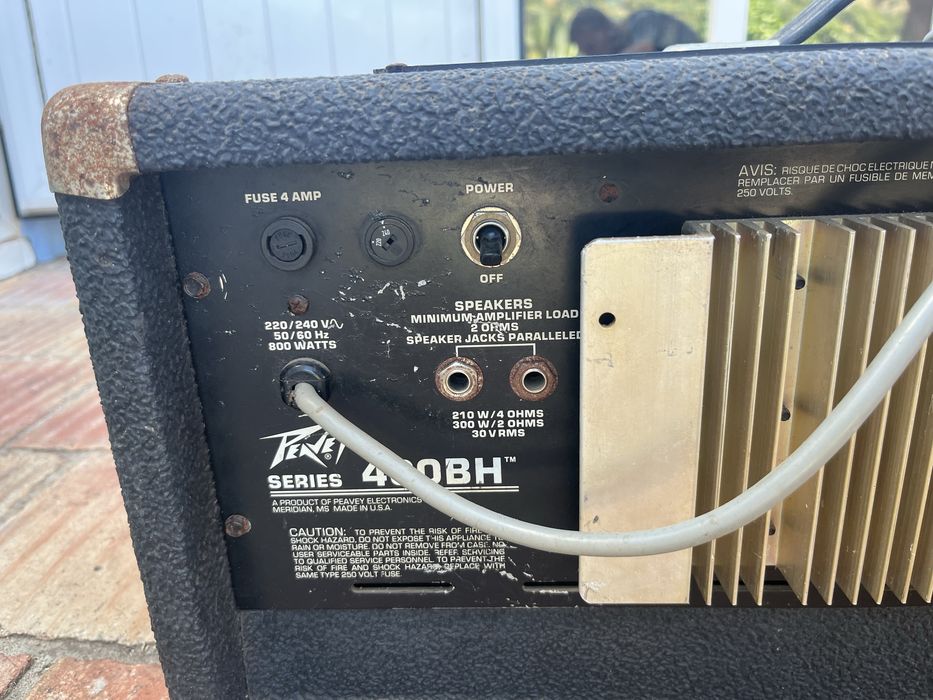 Peavey XR 600B mixer amp