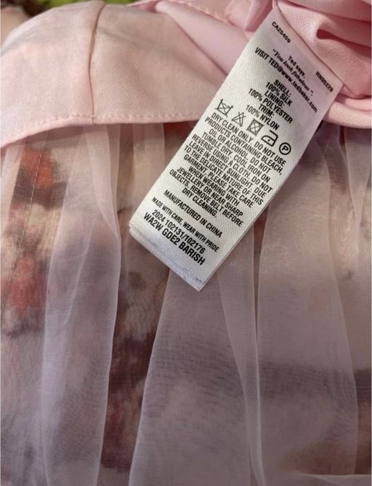 Ted Baker Шовкова сукня ted baker моделі "barish" з вишуканим принтом "вишневий цвіт"