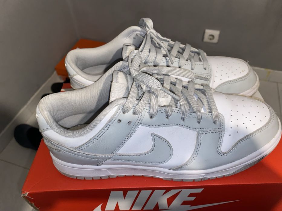 Nike Dunk branco + anti-crease