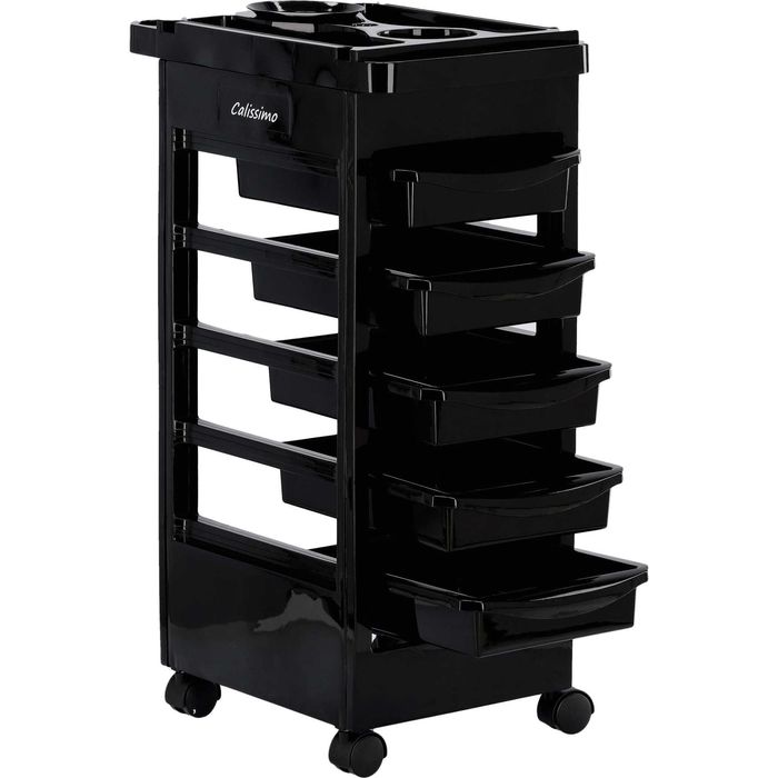 Парикмахерская тележка 5 ящиков Візок перукаря Троліс