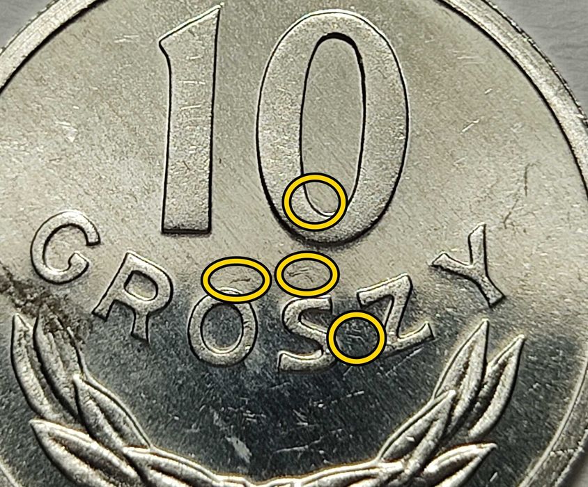 10 gr 1981, mennicza, destrukt, "duch"