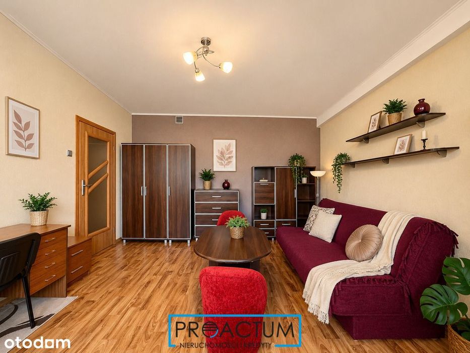 Ustawne 2 pokoje/balkon/garaż/park przy budynku