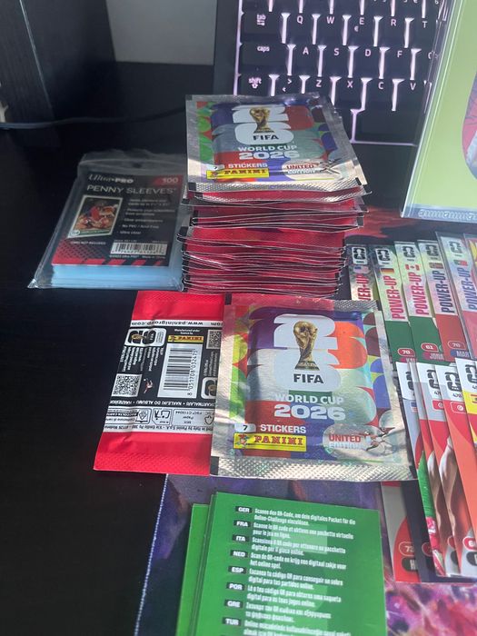 Troca e Venda de Cartas Adrenalyn XL World Cup 2026 + Pacotes Swiss Edition